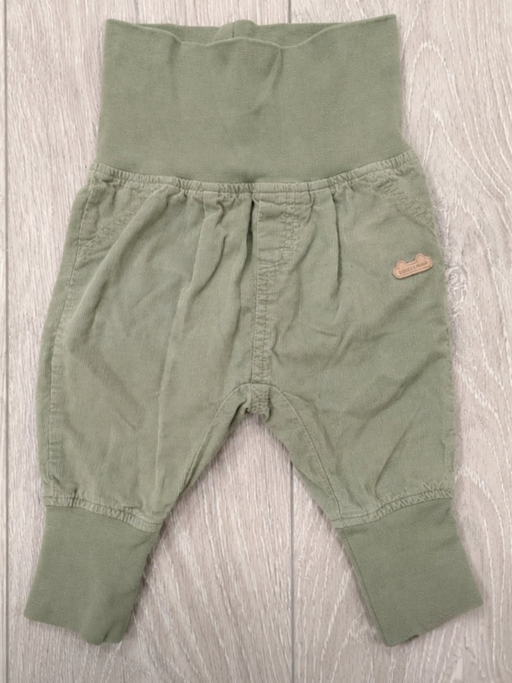4 For $20 - Souris Mini Grow with Me Sage Green Corduroy Pants 6-12M
